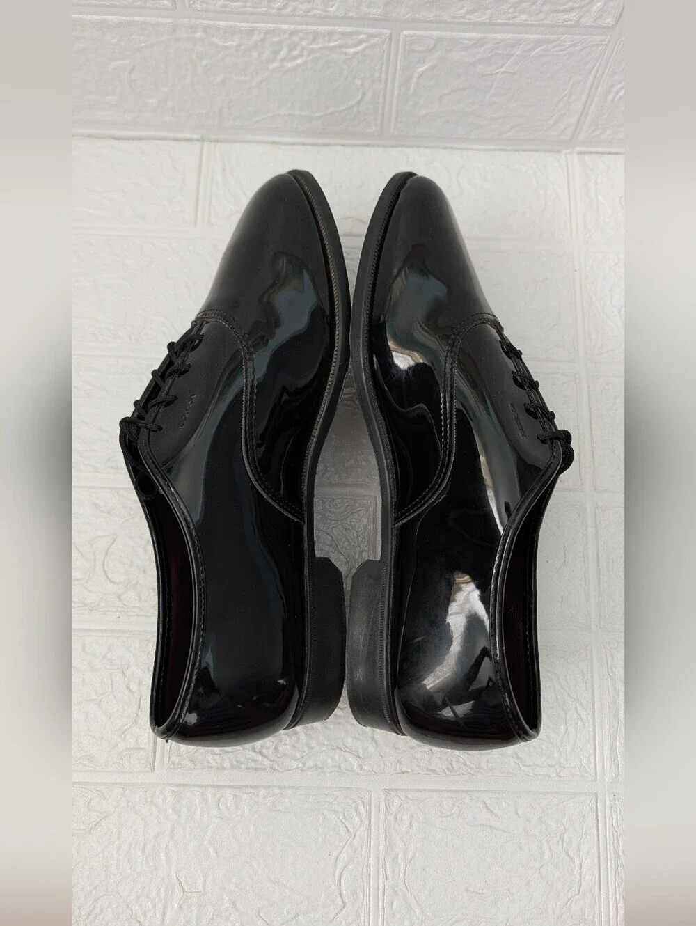 Gateway Formal Foot Men's Black Dress   Oxfords  Sleek Formal Lace-Ups Sz 9WW